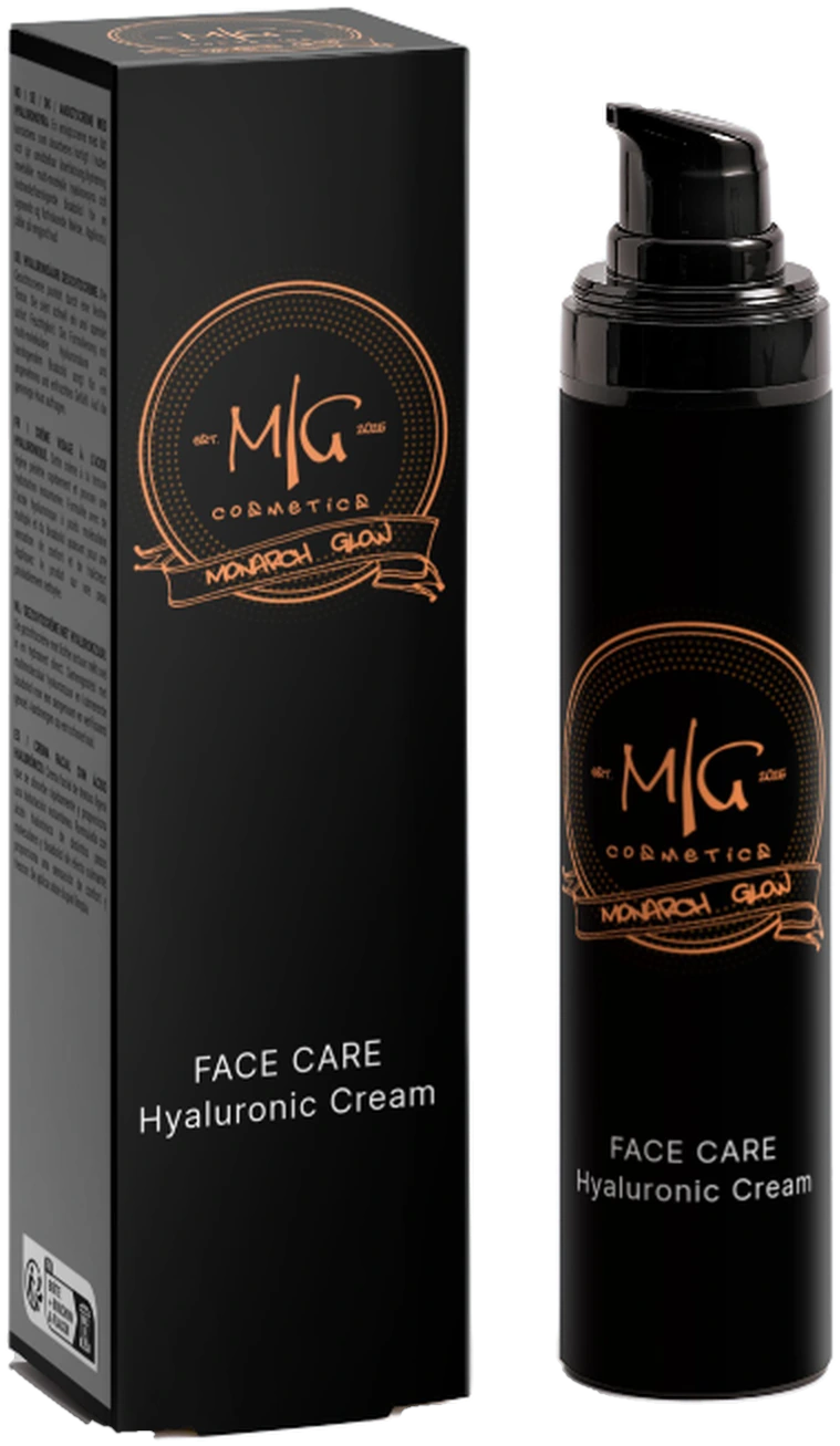 Hyaluron Face Cream, 50 ml, Schwarz matt