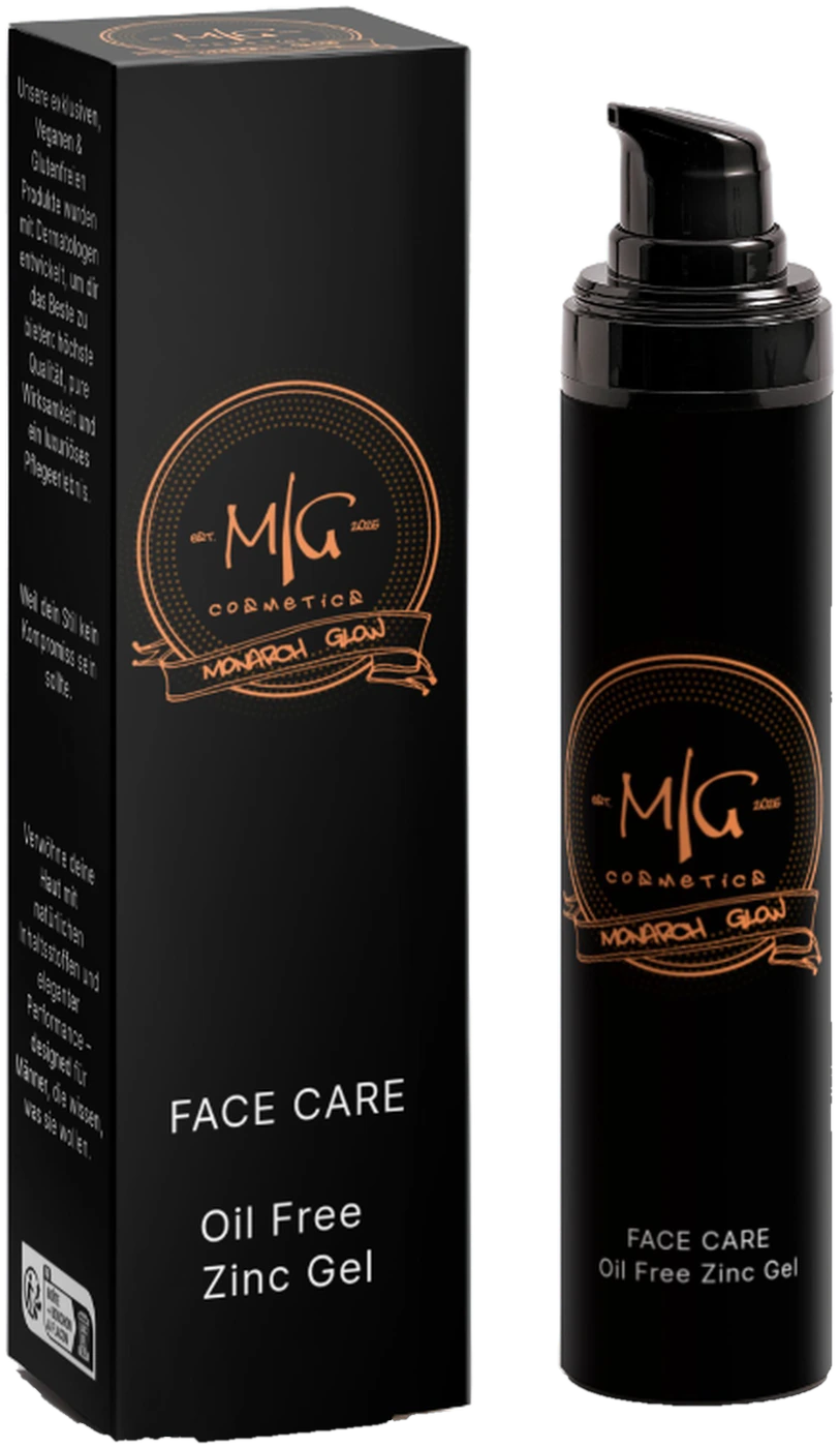 Oil Free Zinc Gel, 50 ml, Schwarz matt